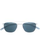 Riviera Sunglasses - Unisex - Steel - One Size, Grey, Steel, Garrett Leight