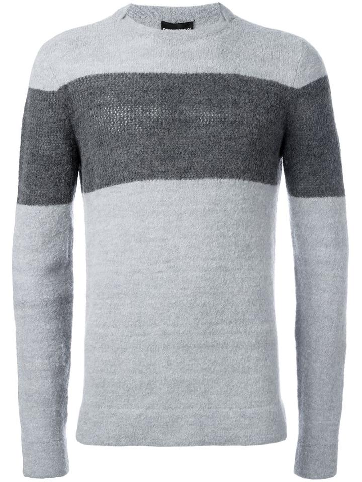 Emporio Armani Colour Block Jumper