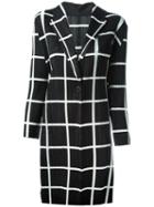 Pleats Please By Issey Miyake Checked Pleated Coat