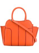Tod's Panelled Tote - Yellow & Orange