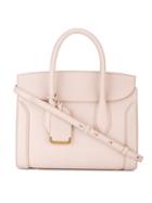 Alexander Mcqueen Pink Leather Heroine Tote - Nude & Neutrals