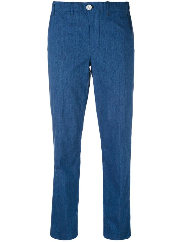 Julien David Regular Elasticated Trousers - Blue