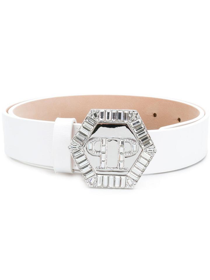 Philipp Plein Azure Blet - White