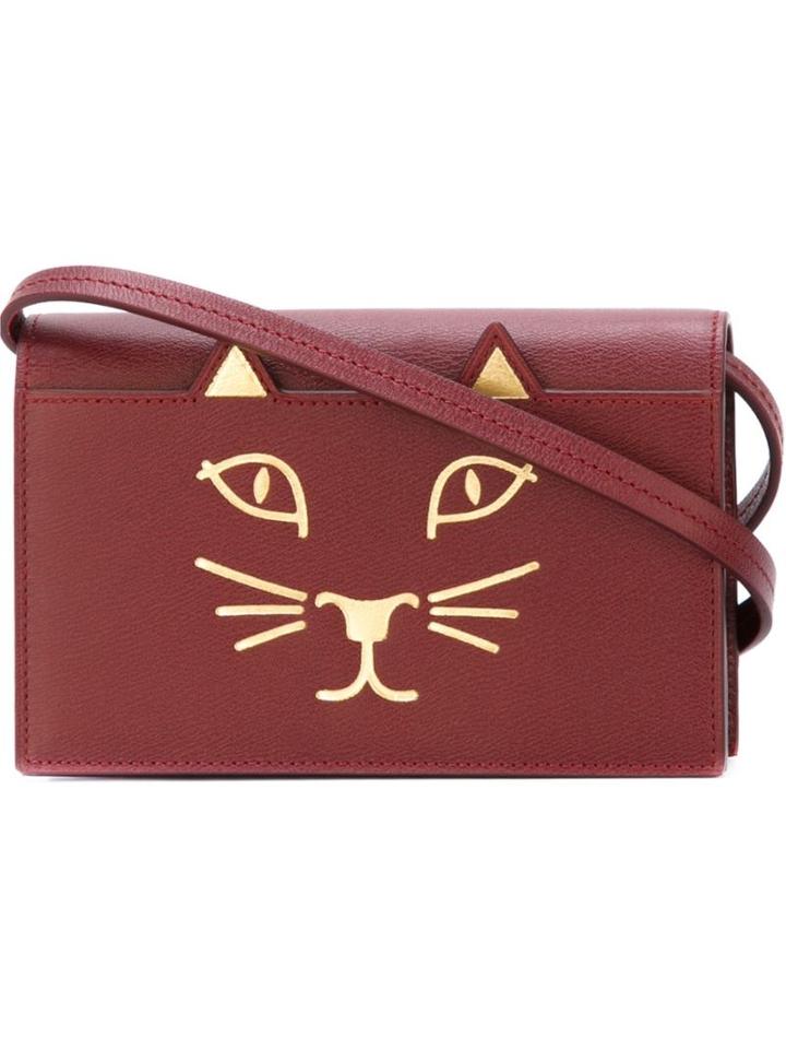 Charlotte Olympia 'feline' Cross Body Bag, Women's, Red