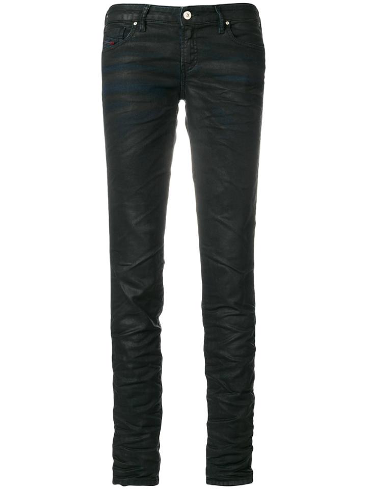 Diesel Gracey Joggjeans 0668u Trousers - Black