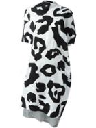 Junya Watanabe Comme Des Garçons Leopard Print Dress, Women's, Size: Small, Black, Linen/flax/mohair/wool