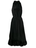 Msgm Sleeveless Flared Dress - Black