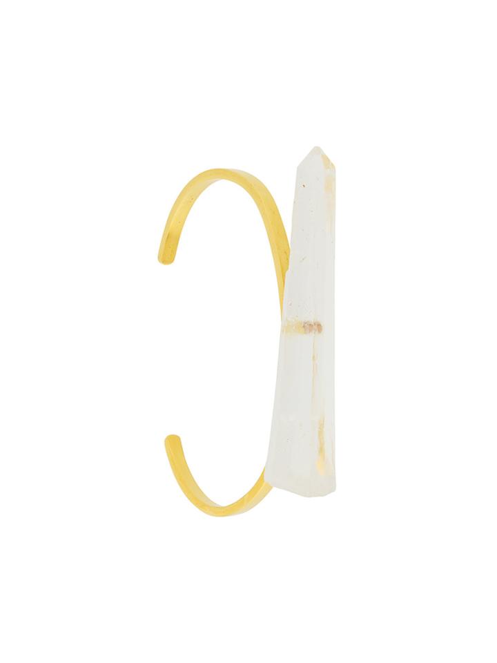 Regina Dabdab Quartz Crystal Bangle - Metallic