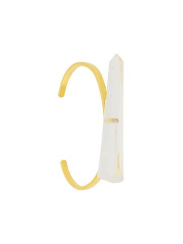 Regina Dabdab Quartz Crystal Bangle - Metallic