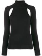 Tom Ford Cut Out Knitted Top - Black