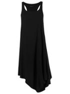 Uma Raquel Davidowicz Asymmetric Dress, Women's, Size: 38, Black, Viscose