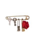 Undercover Safety Pin - Gold