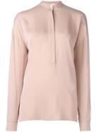 Helmut Lang Rear Tie Fastening Blouse - Pink & Purple