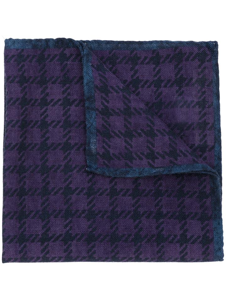 Al Duca D'aosta 1902 Checked Scarf - Pink & Purple