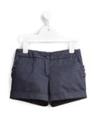 Moncler Kids - Ruffled Shorts - Kids - Cotton/polyamide/spandex/elastane - 4 Yrs, Blue