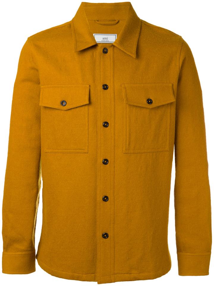 Ami Alexandre Mattiussi Shirt Jacket - Yellow & Orange