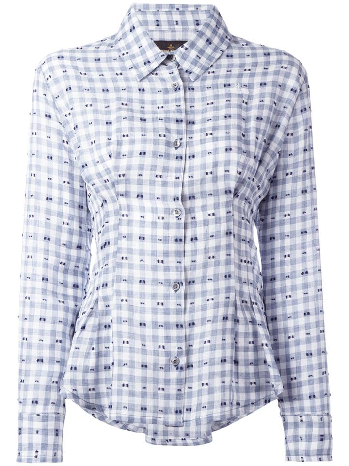 Red Valentino Scallop Hem Cut-out Shirt - Black