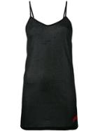 Gcds - V-neck Camisole - Women - Polyamide/polyester - Xs, Black, Polyamide/polyester