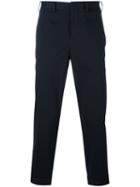 Neil Barrett - Cropped Trousers - Men - Cotton/polyester - 46, Blue, Cotton/polyester
