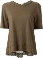 Muveil Crochet Detail T-shirt