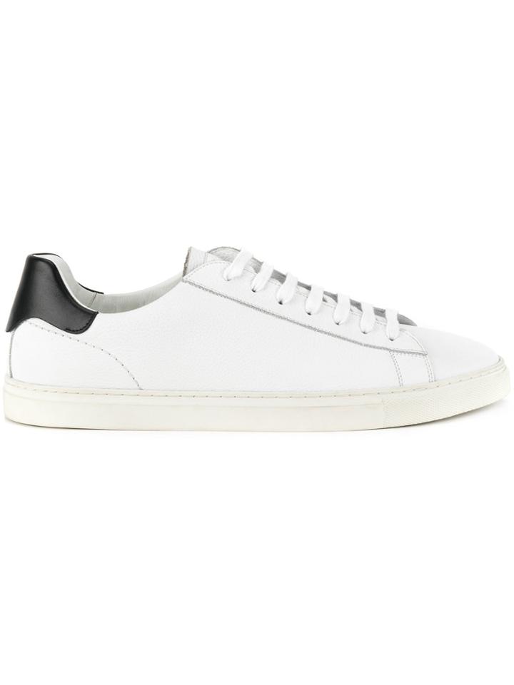 Dsquared2 Minimal Lace-up Sneakers - White