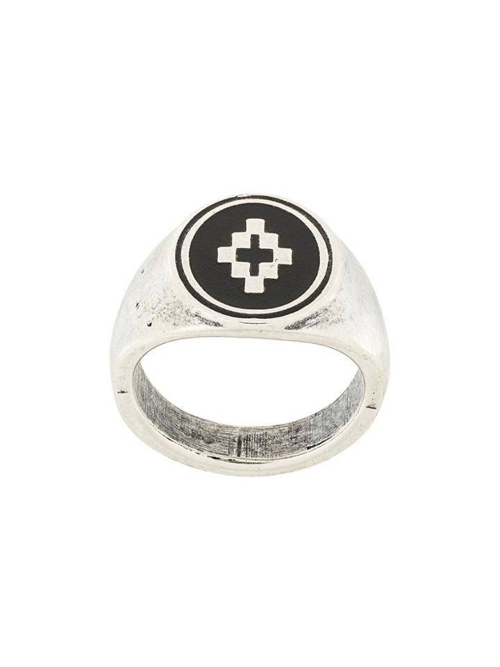 Marcelo Burlon County Of Milan Cross Ring - Metallic