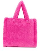 Stand Studio Shearling Tote Bag - Pink