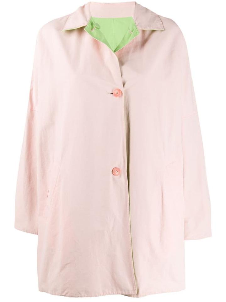 A.n.g.e.l.o. Vintage Cult 1980's Reversible A-line Coat - Pink