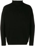 Daniele Alessandrini Roll-neck Fitted Sweater - Black
