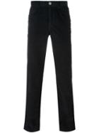 Brioni Slim-fit Trousers, Men's, Size: 34, Blue, Cotton