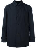 Herno Classic Buttoned Coat - Blue