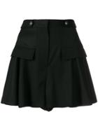 Alexander Mcqueen Structured Mini Skirt - Black