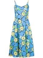 Boutique Moschino Citrus Print Dress - Blue