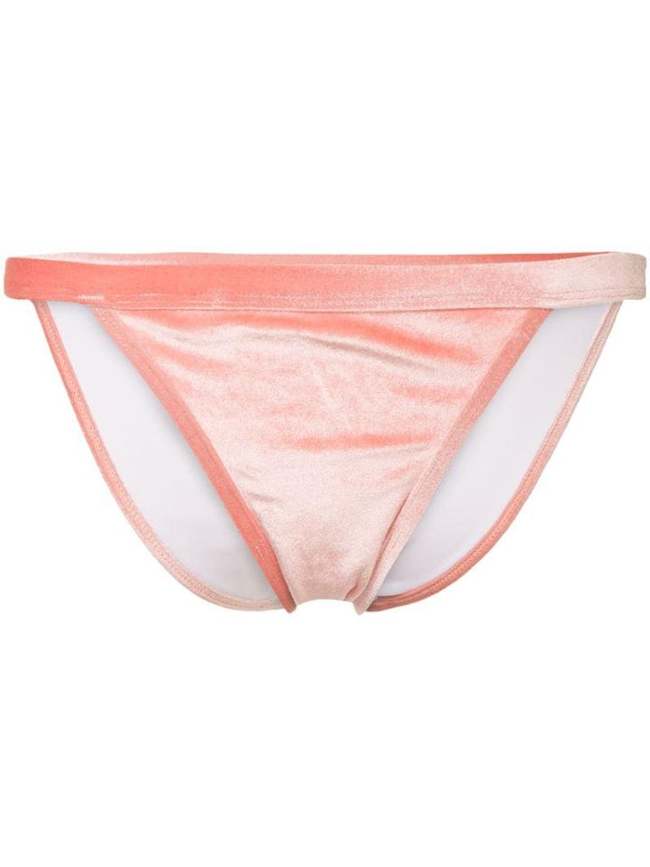 Suboo Velvet Brazilian Briefs - Pink
