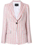 Giorgio Armani Checked Blazer - Multicolour