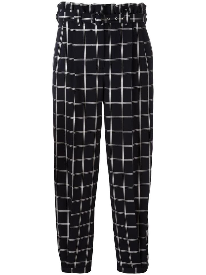 Elizabeth And James 'roc' Trousers, Women's, Size: 4, Blue, Polyester/rayon