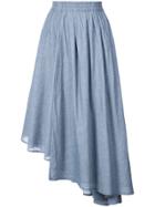 Apiece Apart Asymmetric Full Skirt - Blue