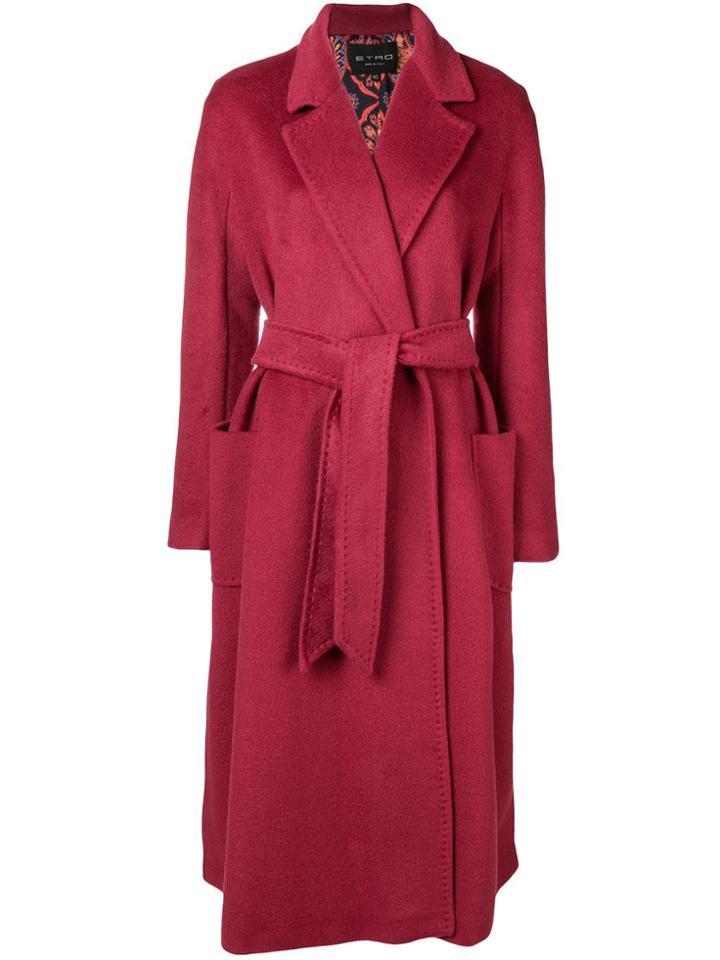 Etro Fitted Waist Coat - Red