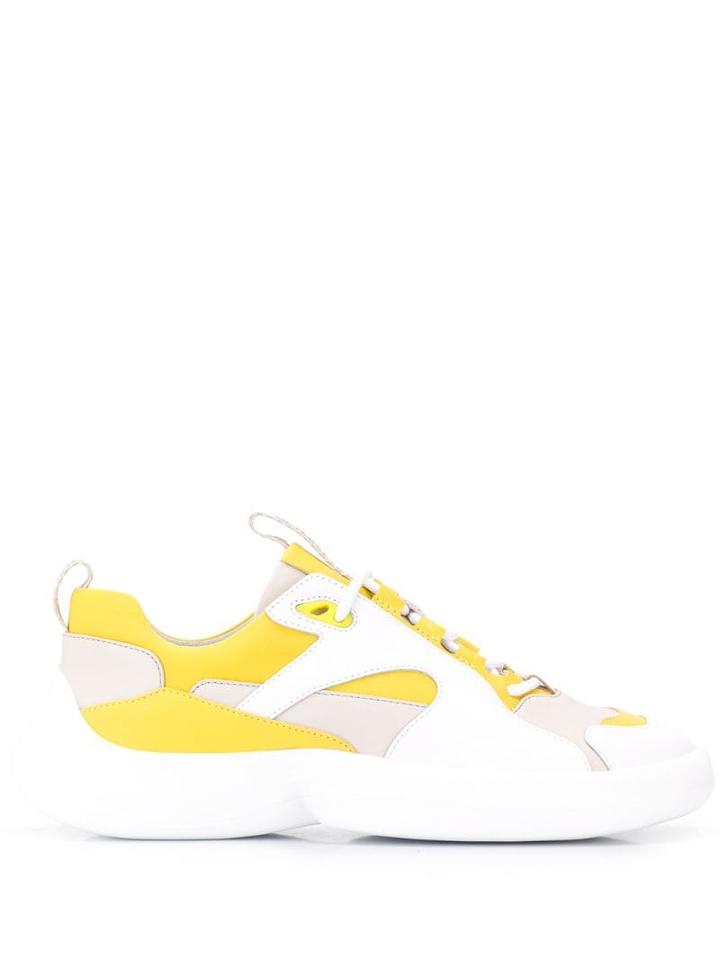 Camper Lab Panelled Lace-up Sneakers - White