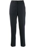 Incotex Striped Tapered Trousers - Blue