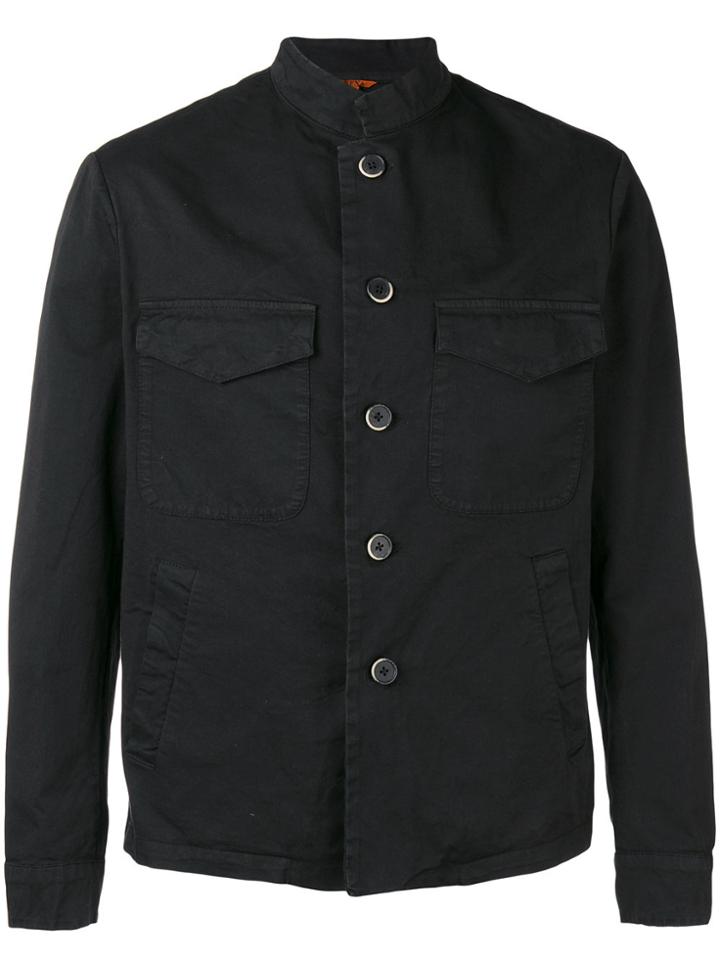 Barena Button-down Jacket - Black