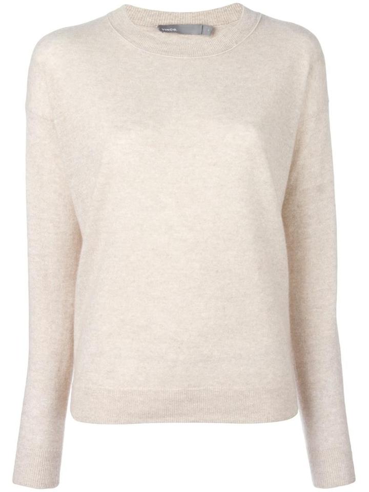 Vince Boxy Jumper, Women's, Size: Small, Nude/neutrals, Linen/flax/cashmere