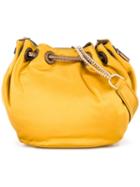 Diane Von Furstenberg Mini 'love Power' Crossbody Bag, Women's, Yellow/orange