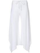Lost & Found Rooms Draped Cropped Pants - White