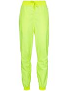 Off-white High-waisted Double Layer Track Pants - Yellow