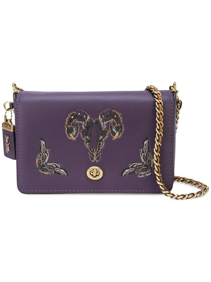 Coach Coach 37063 B4a2x Leather/fur/exotic Skins->leather - Pink &