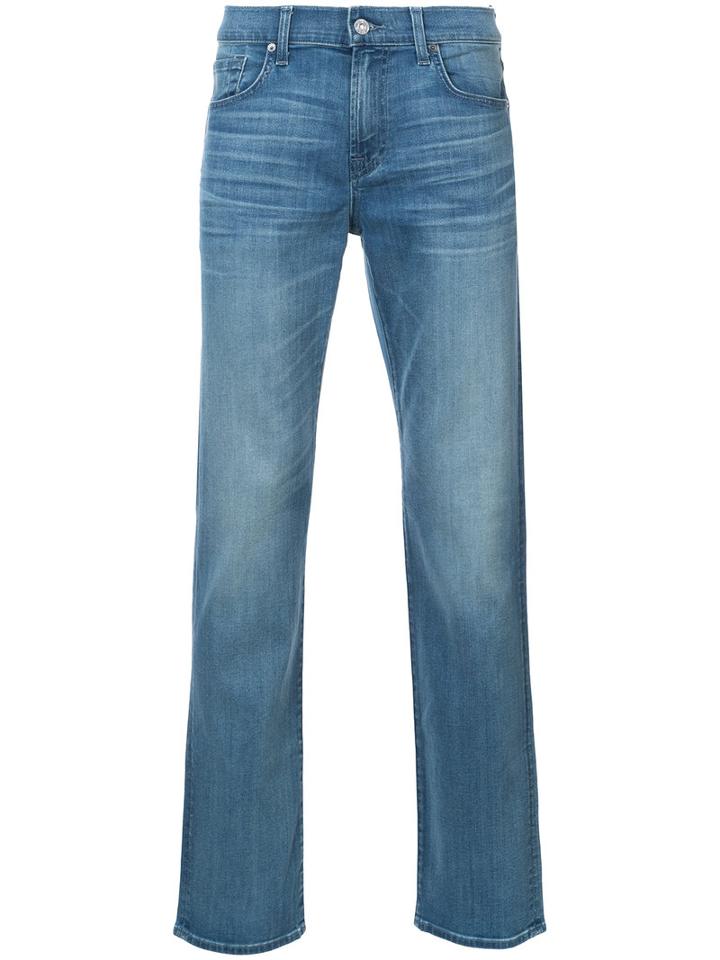 7 For All Mankind - Slim-fit Jeans - Men - Cotton - 30, Blue, Cotton