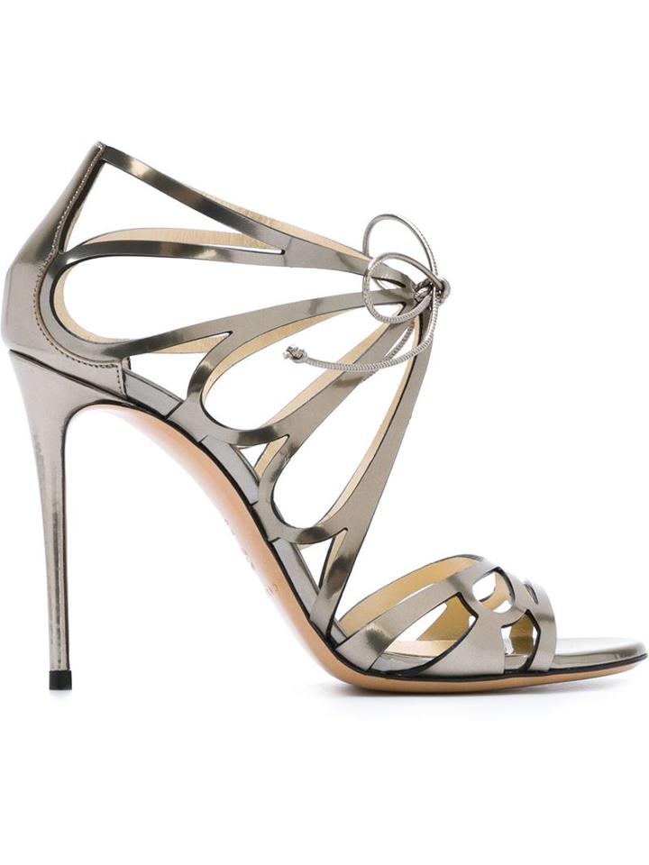 Casadei Cut-out Heeled Sandals