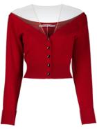 Alexander Wang Wool Blend Cardigan - Red