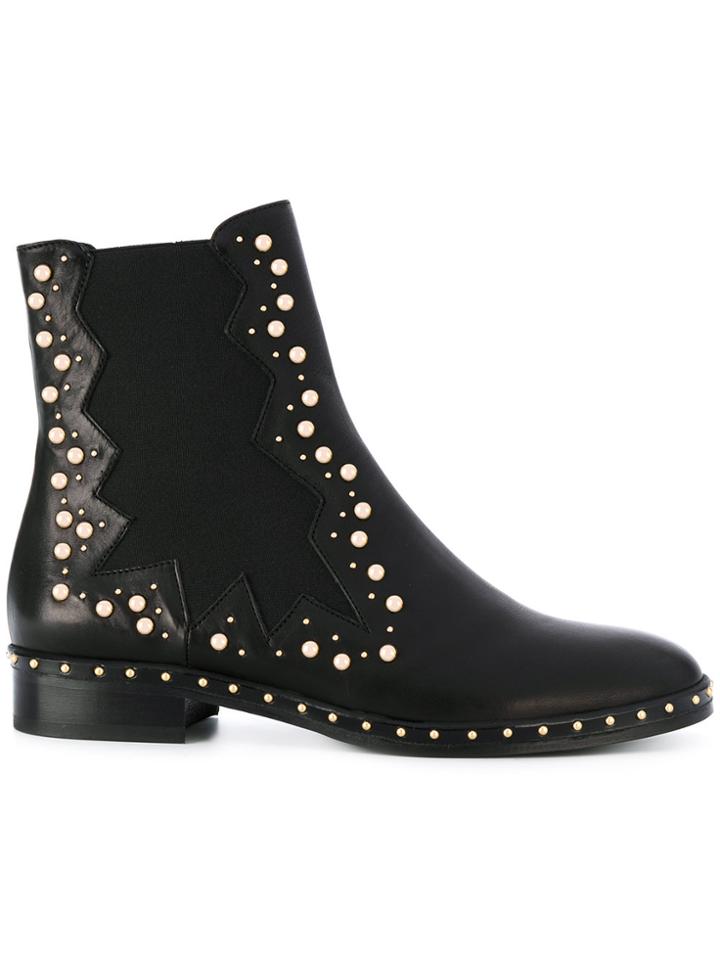 Marc Ellis Studded Chelsea Boots - Black